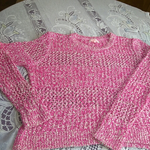 NAMELESS Neon Pink&White Crocheted Sweater… - Picture 6 of 6